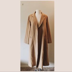 Fleurette camel hair coat